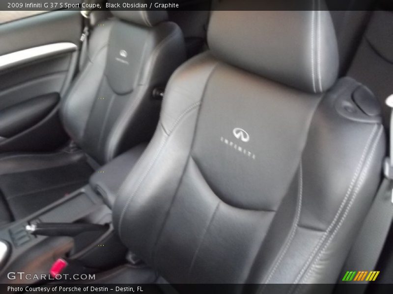 Black Obsidian / Graphite 2009 Infiniti G 37 S Sport Coupe