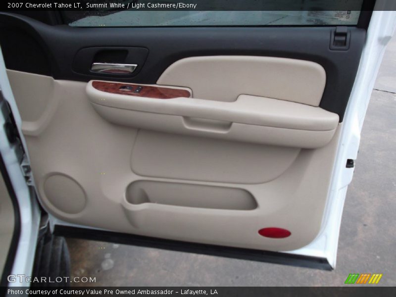Summit White / Light Cashmere/Ebony 2007 Chevrolet Tahoe LT
