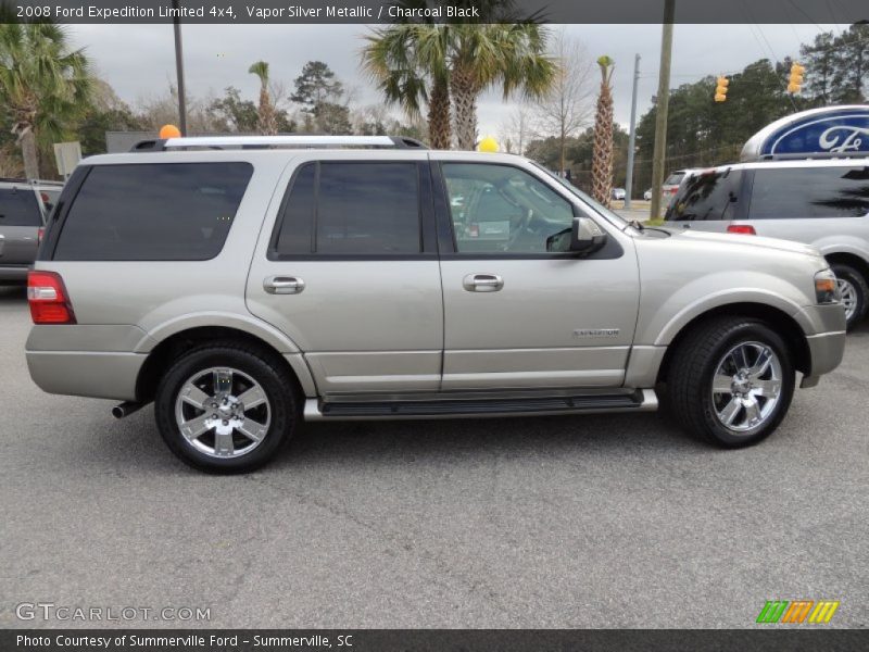 Vapor Silver Metallic / Charcoal Black 2008 Ford Expedition Limited 4x4