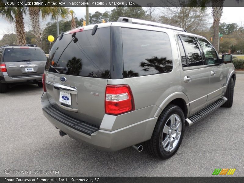 Vapor Silver Metallic / Charcoal Black 2008 Ford Expedition Limited 4x4