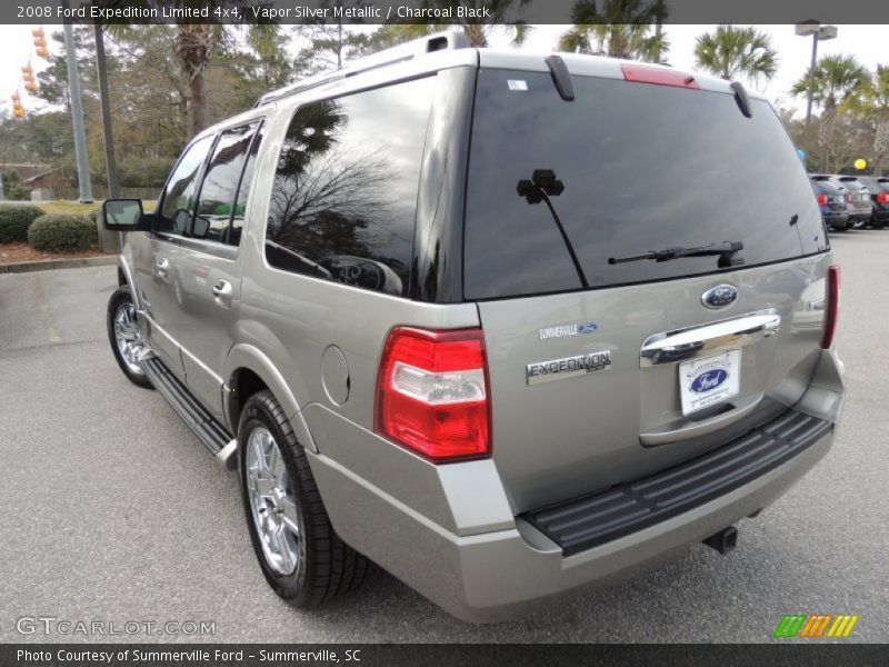 Vapor Silver Metallic / Charcoal Black 2008 Ford Expedition Limited 4x4