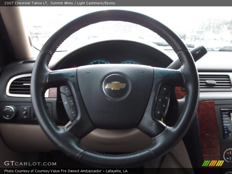 Summit White / Light Cashmere/Ebony 2007 Chevrolet Tahoe LT