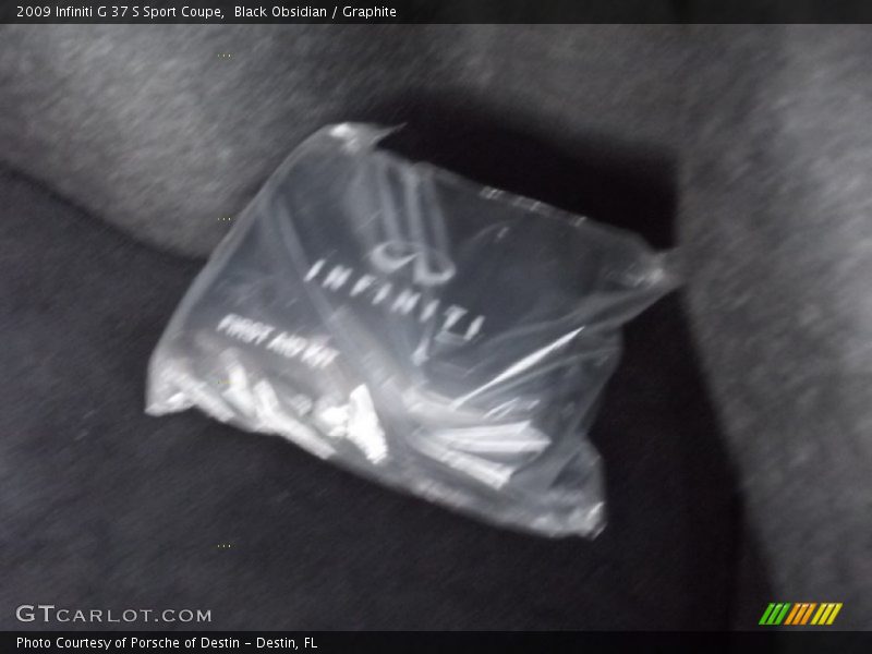 Black Obsidian / Graphite 2009 Infiniti G 37 S Sport Coupe