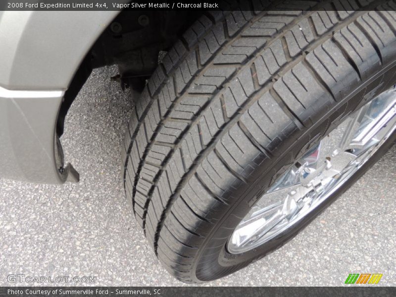 Vapor Silver Metallic / Charcoal Black 2008 Ford Expedition Limited 4x4