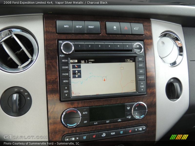 Vapor Silver Metallic / Charcoal Black 2008 Ford Expedition Limited 4x4