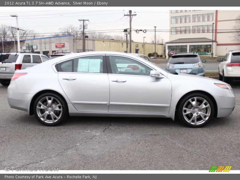 Silver Moon / Ebony 2012 Acura TL 3.7 SH-AWD Advance