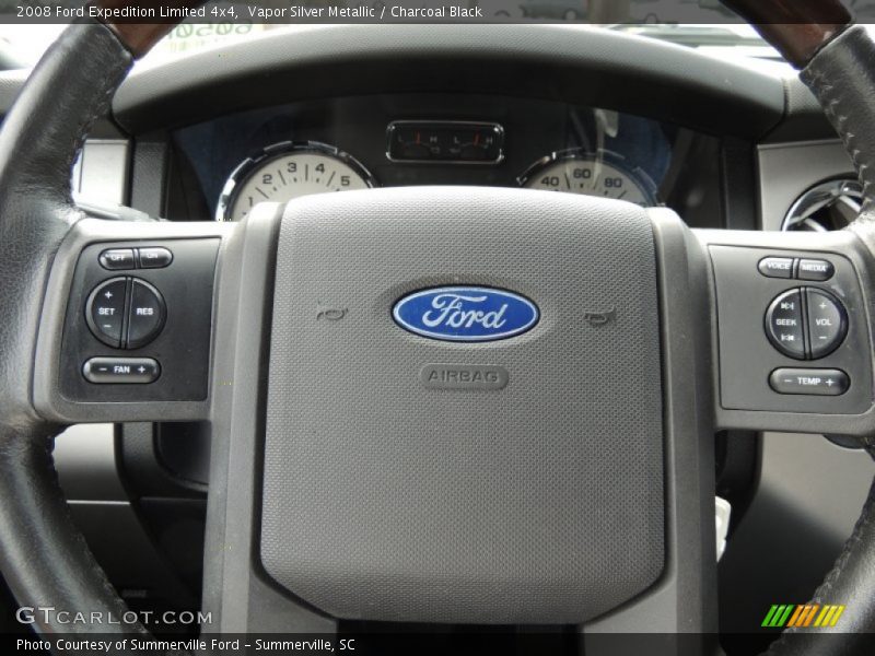 Vapor Silver Metallic / Charcoal Black 2008 Ford Expedition Limited 4x4