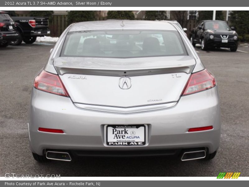 Silver Moon / Ebony 2012 Acura TL 3.7 SH-AWD Advance