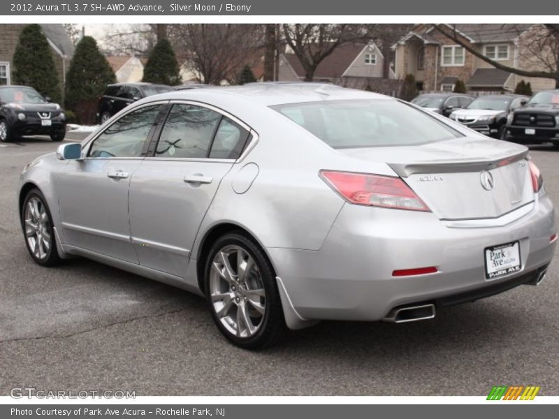 Silver Moon / Ebony 2012 Acura TL 3.7 SH-AWD Advance
