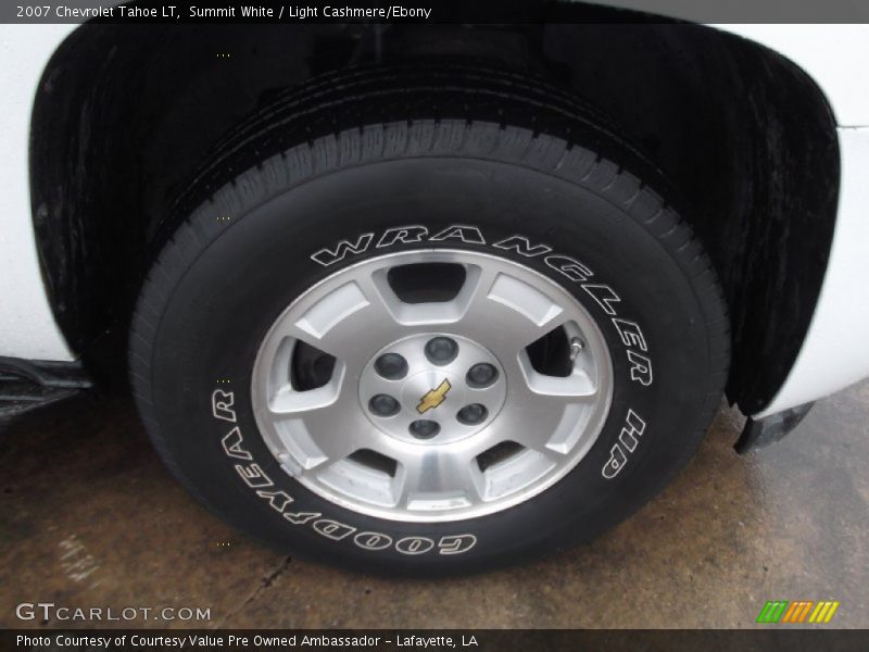 Summit White / Light Cashmere/Ebony 2007 Chevrolet Tahoe LT