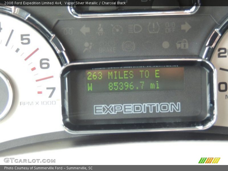 Vapor Silver Metallic / Charcoal Black 2008 Ford Expedition Limited 4x4