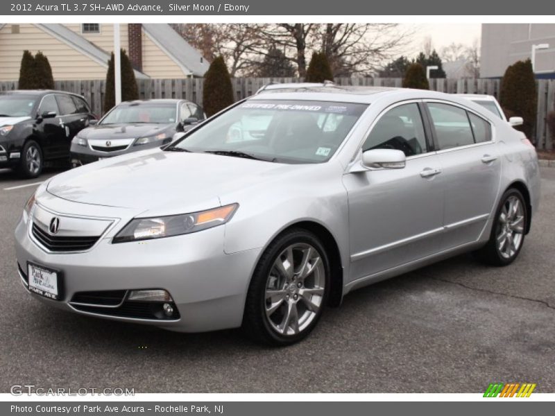 Silver Moon / Ebony 2012 Acura TL 3.7 SH-AWD Advance