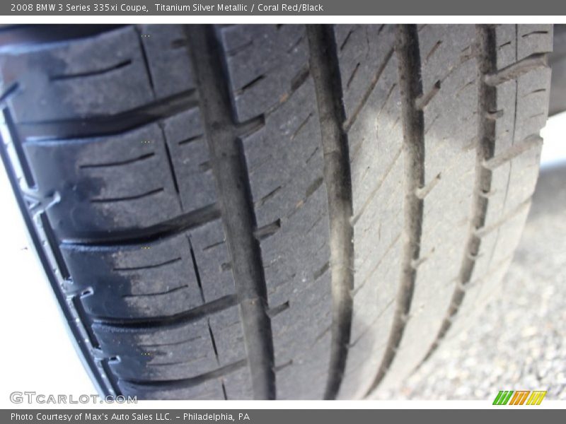 Titanium Silver Metallic / Coral Red/Black 2008 BMW 3 Series 335xi Coupe