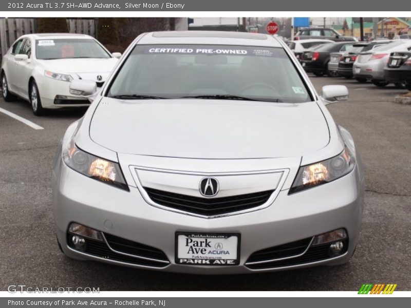 Silver Moon / Ebony 2012 Acura TL 3.7 SH-AWD Advance