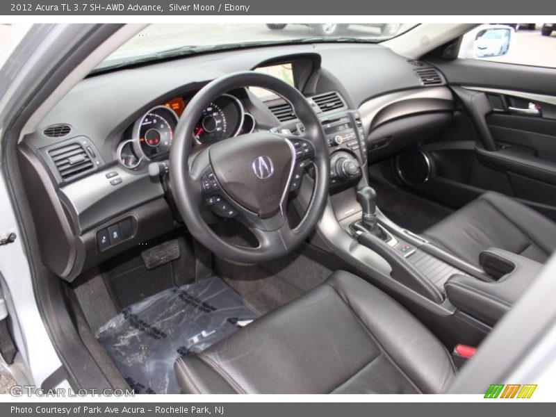 Silver Moon / Ebony 2012 Acura TL 3.7 SH-AWD Advance