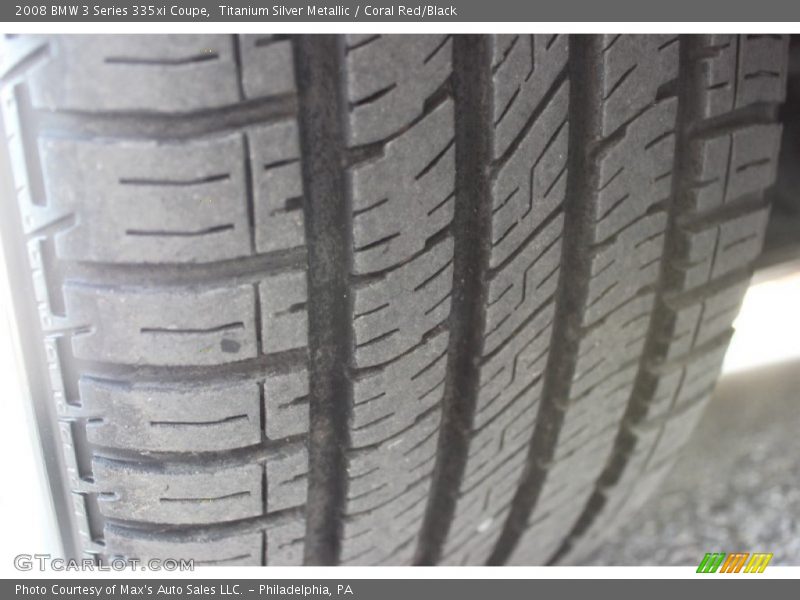 Titanium Silver Metallic / Coral Red/Black 2008 BMW 3 Series 335xi Coupe