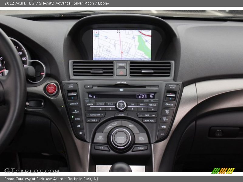 Silver Moon / Ebony 2012 Acura TL 3.7 SH-AWD Advance