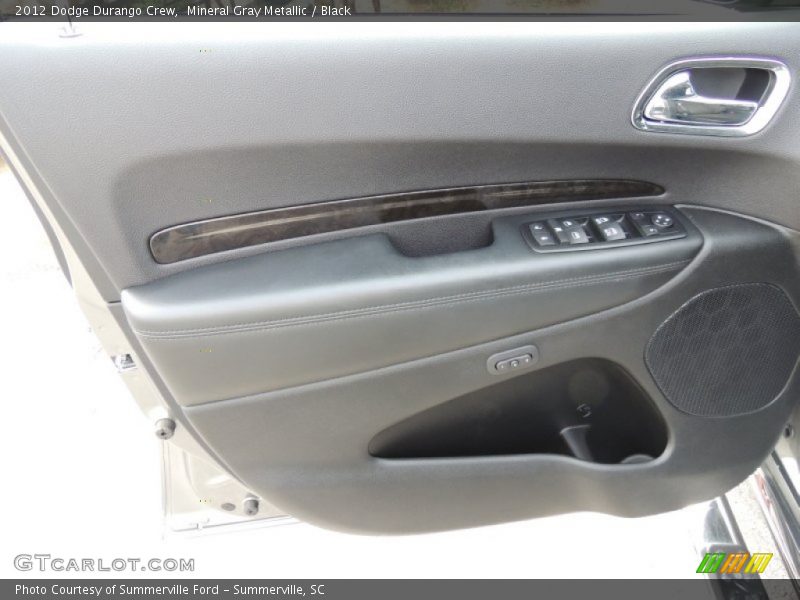 Mineral Gray Metallic / Black 2012 Dodge Durango Crew