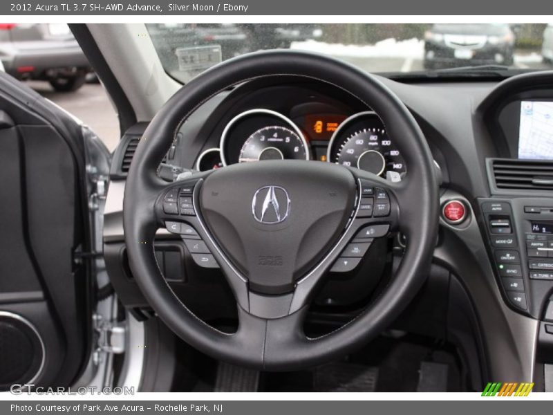 Silver Moon / Ebony 2012 Acura TL 3.7 SH-AWD Advance