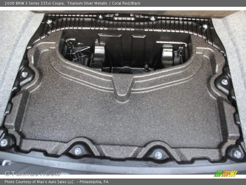 Titanium Silver Metallic / Coral Red/Black 2008 BMW 3 Series 335xi Coupe