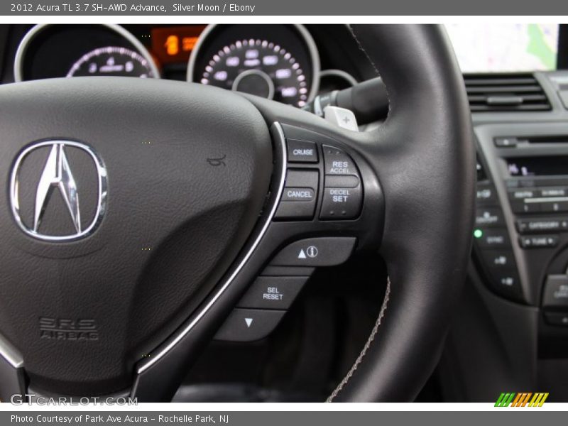Silver Moon / Ebony 2012 Acura TL 3.7 SH-AWD Advance