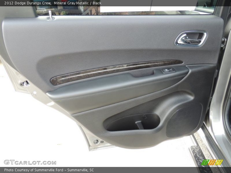 Mineral Gray Metallic / Black 2012 Dodge Durango Crew