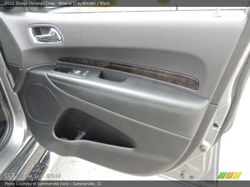 Mineral Gray Metallic / Black 2012 Dodge Durango Crew