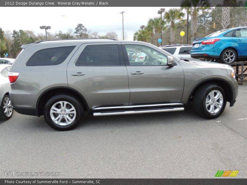 Mineral Gray Metallic / Black 2012 Dodge Durango Crew