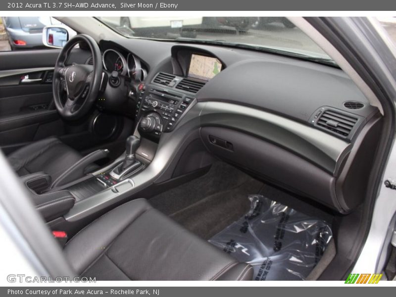 Silver Moon / Ebony 2012 Acura TL 3.7 SH-AWD Advance