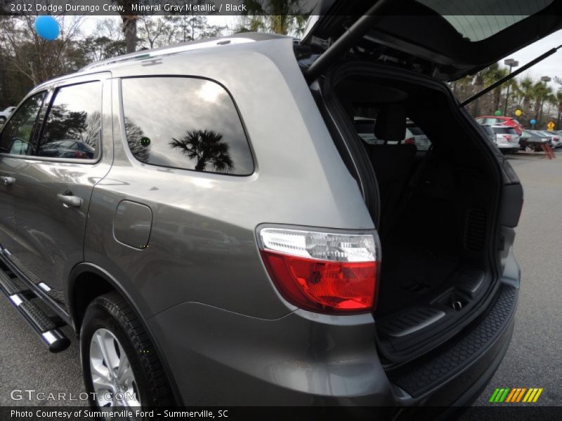 Mineral Gray Metallic / Black 2012 Dodge Durango Crew