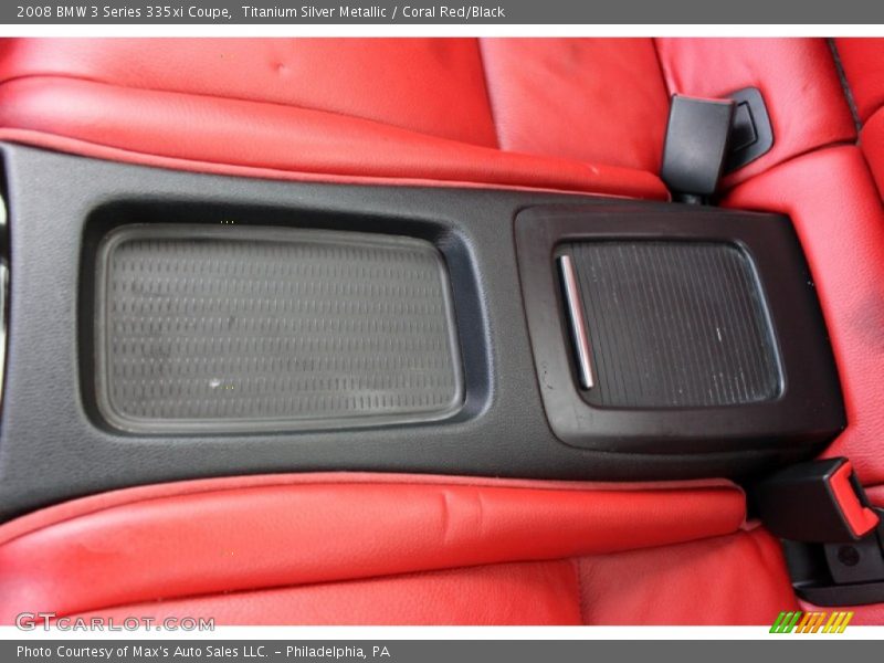 Titanium Silver Metallic / Coral Red/Black 2008 BMW 3 Series 335xi Coupe