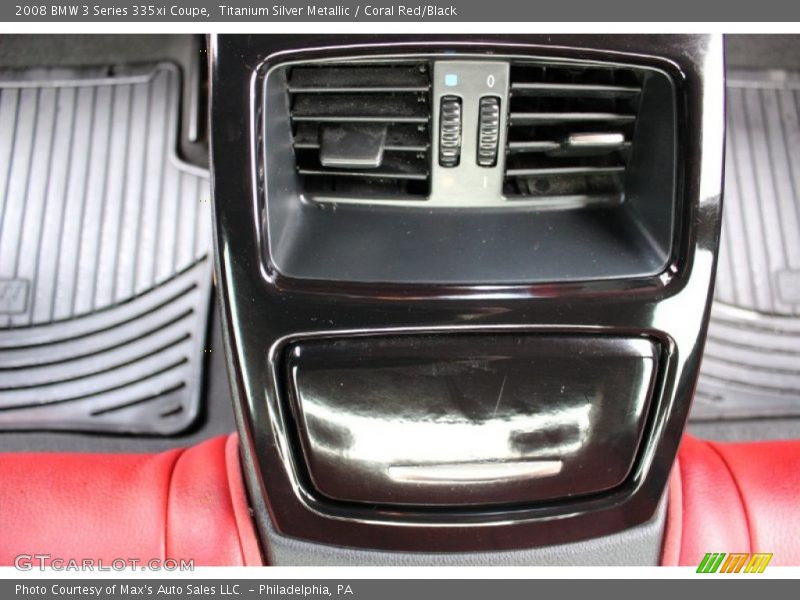 Titanium Silver Metallic / Coral Red/Black 2008 BMW 3 Series 335xi Coupe