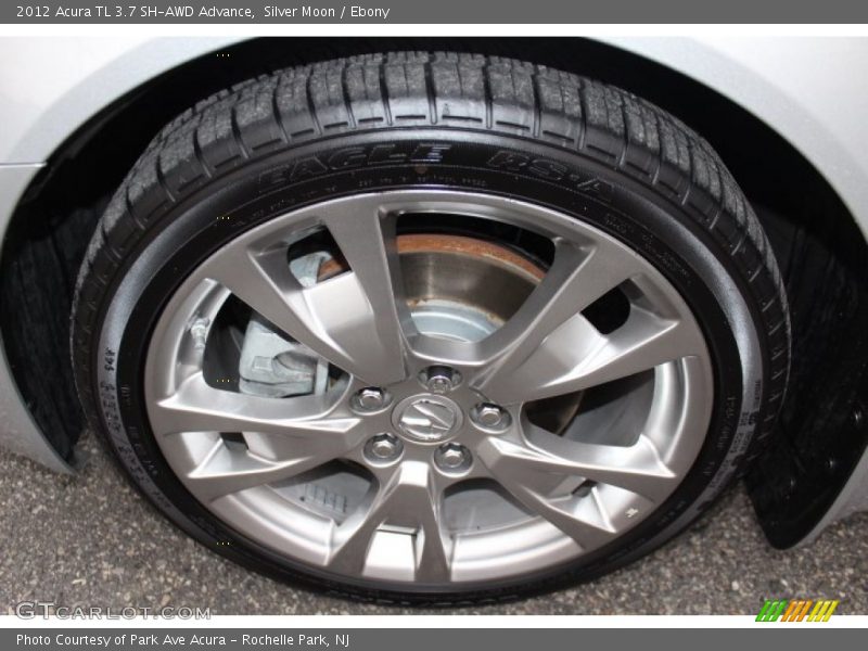 Silver Moon / Ebony 2012 Acura TL 3.7 SH-AWD Advance