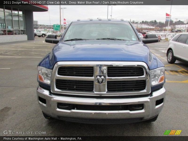 Deep Water Blue Pearl / Dark Slate/Medium Graystone 2011 Dodge Ram 2500 HD ST Crew Cab 4x4