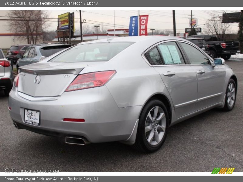 Silver Moon / Ebony 2012 Acura TL 3.5 Technology