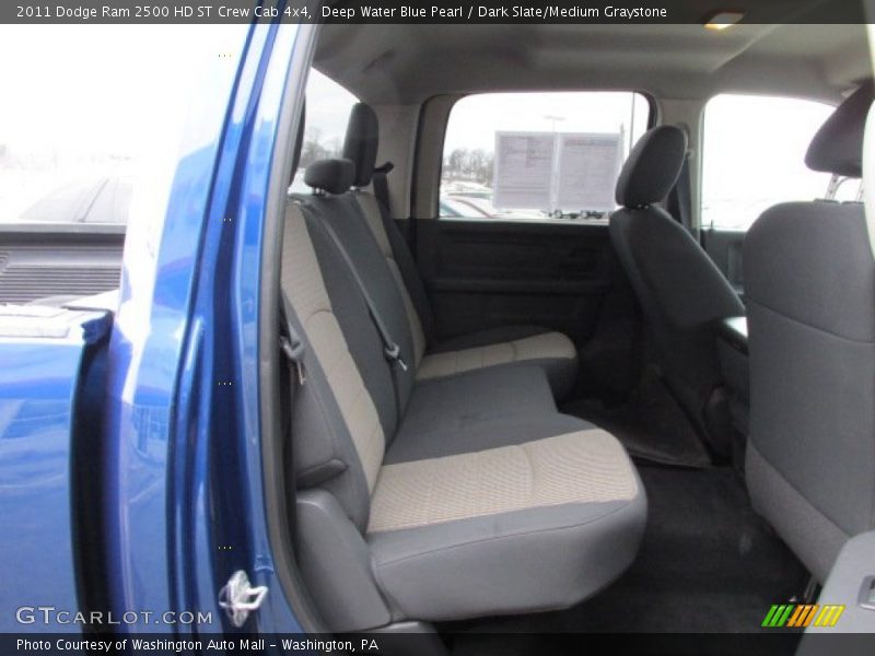 Deep Water Blue Pearl / Dark Slate/Medium Graystone 2011 Dodge Ram 2500 HD ST Crew Cab 4x4