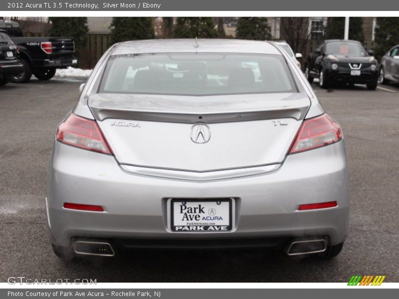 Silver Moon / Ebony 2012 Acura TL 3.5 Technology