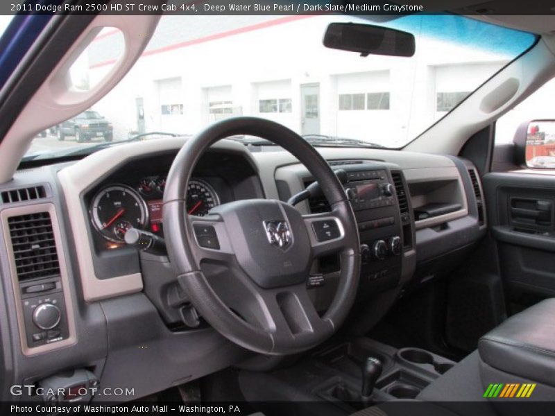 Deep Water Blue Pearl / Dark Slate/Medium Graystone 2011 Dodge Ram 2500 HD ST Crew Cab 4x4