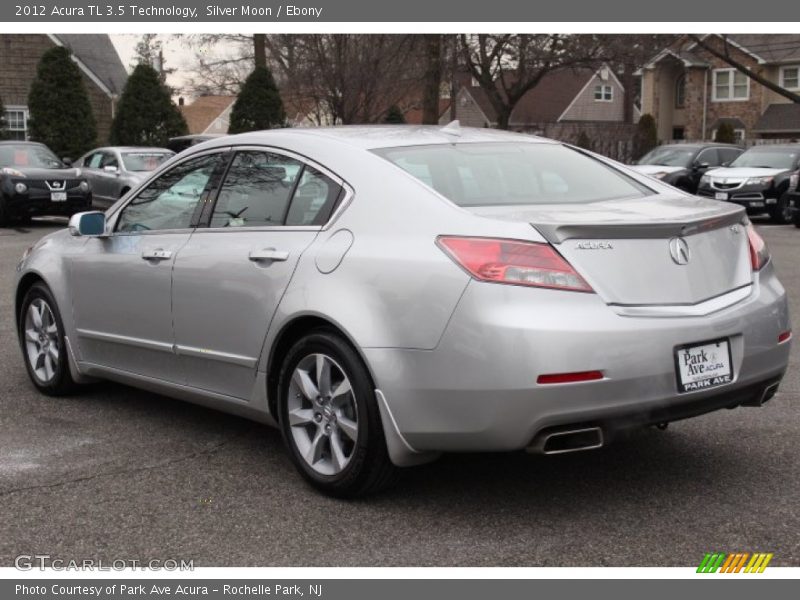 Silver Moon / Ebony 2012 Acura TL 3.5 Technology