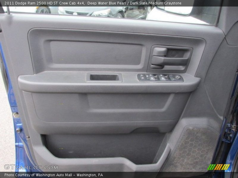 Deep Water Blue Pearl / Dark Slate/Medium Graystone 2011 Dodge Ram 2500 HD ST Crew Cab 4x4