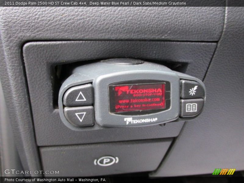 Deep Water Blue Pearl / Dark Slate/Medium Graystone 2011 Dodge Ram 2500 HD ST Crew Cab 4x4