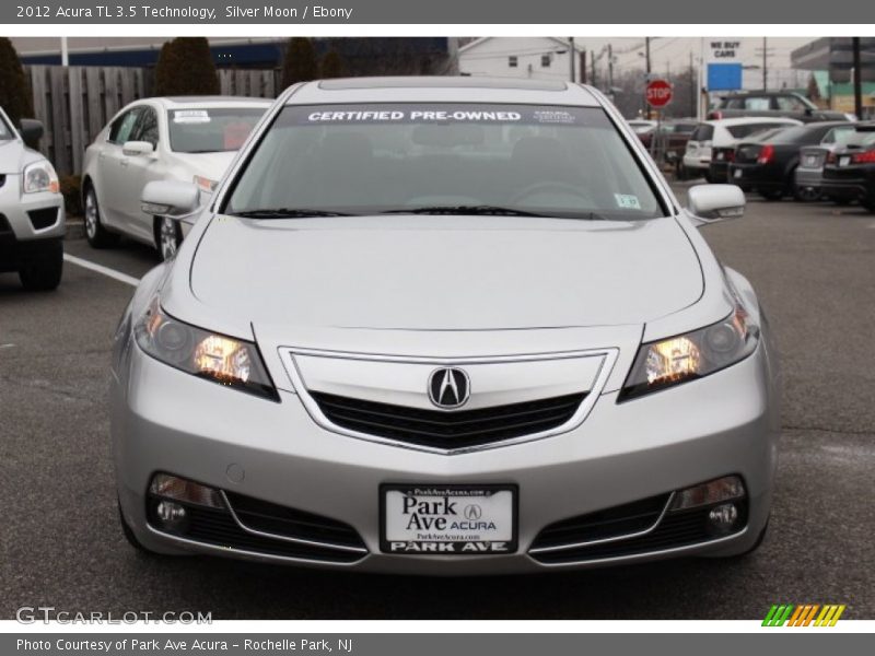 Silver Moon / Ebony 2012 Acura TL 3.5 Technology