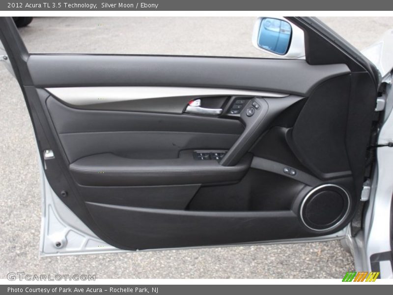 Silver Moon / Ebony 2012 Acura TL 3.5 Technology
