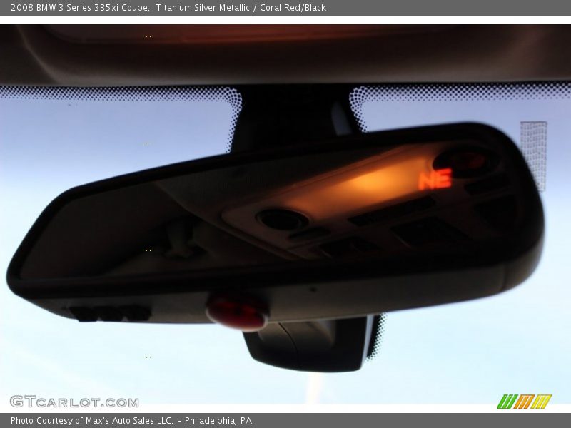 Titanium Silver Metallic / Coral Red/Black 2008 BMW 3 Series 335xi Coupe
