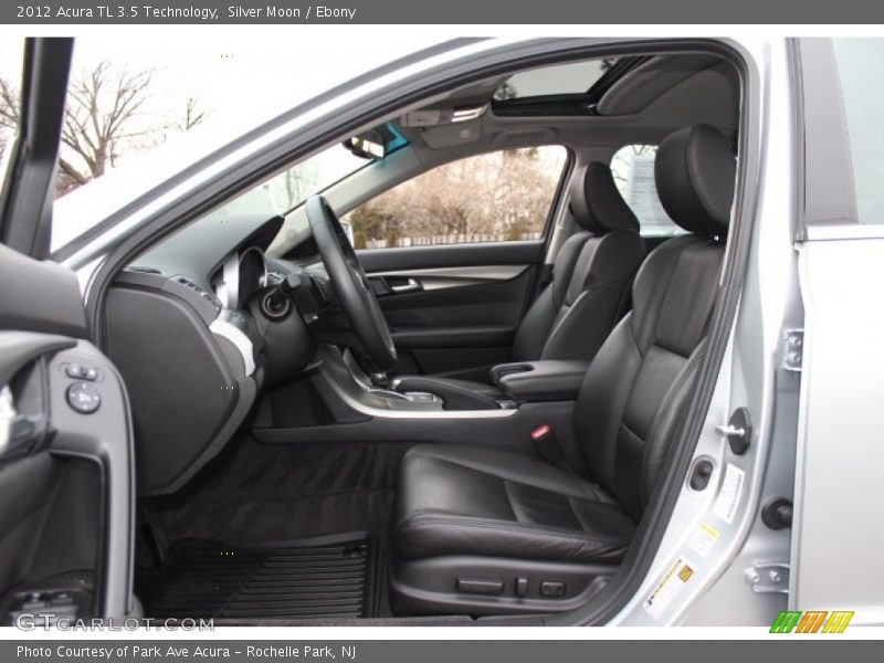 Silver Moon / Ebony 2012 Acura TL 3.5 Technology