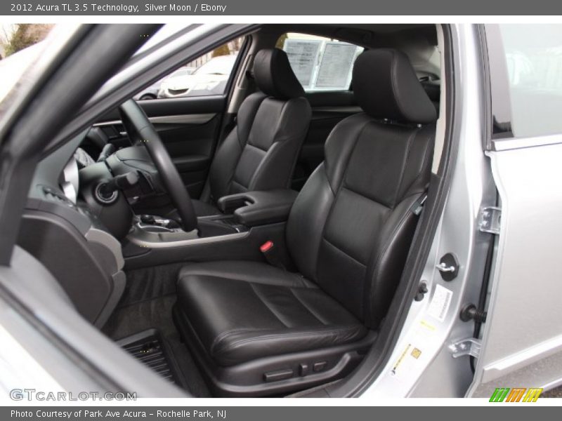 Silver Moon / Ebony 2012 Acura TL 3.5 Technology
