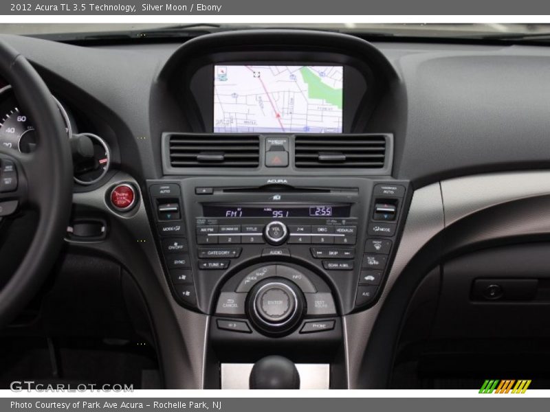 Silver Moon / Ebony 2012 Acura TL 3.5 Technology