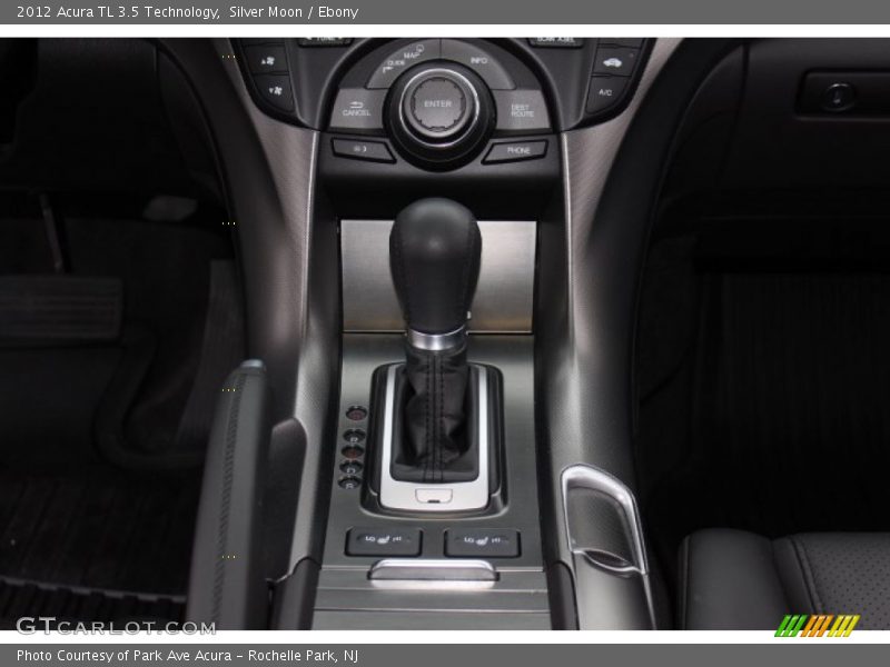 Silver Moon / Ebony 2012 Acura TL 3.5 Technology