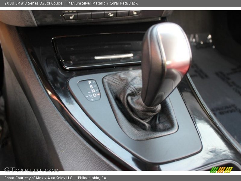 Titanium Silver Metallic / Coral Red/Black 2008 BMW 3 Series 335xi Coupe