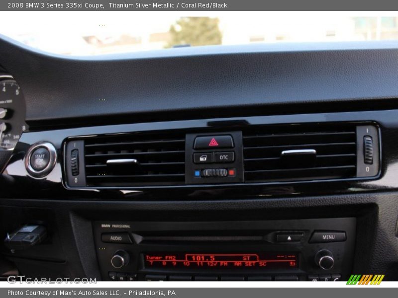 Titanium Silver Metallic / Coral Red/Black 2008 BMW 3 Series 335xi Coupe